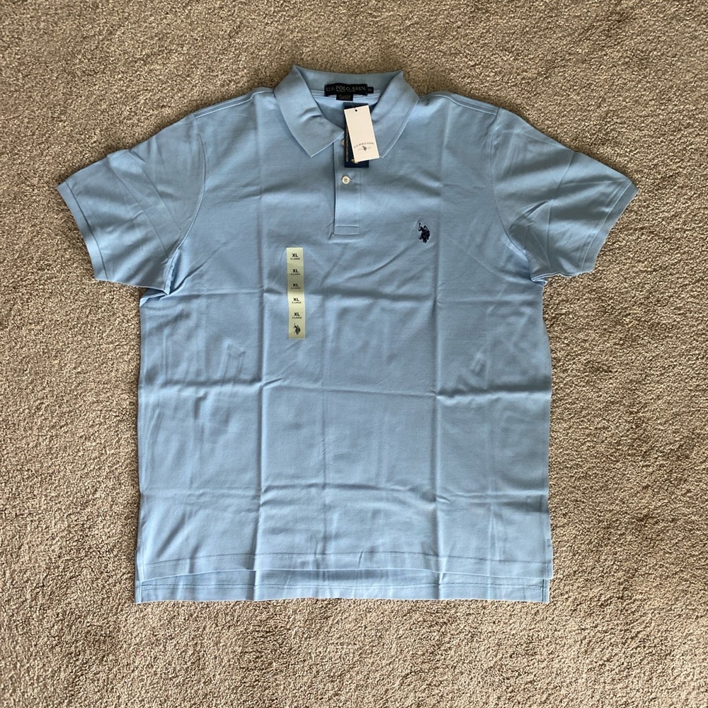 Size XL - Blue Polo ASSN. Button-up shirt